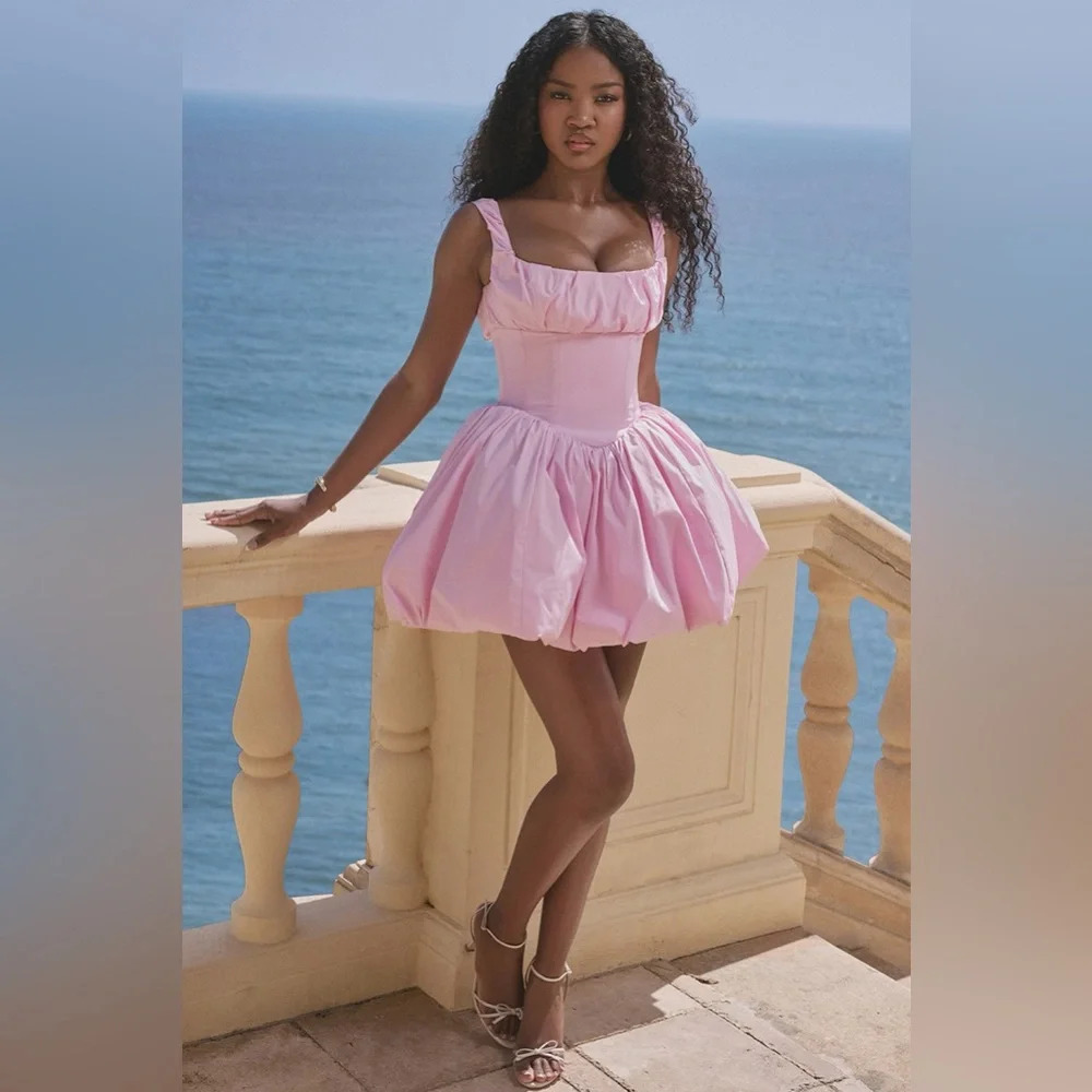 House of CB Le Puff Cotton Candy Cotton Tulle Mini Dress